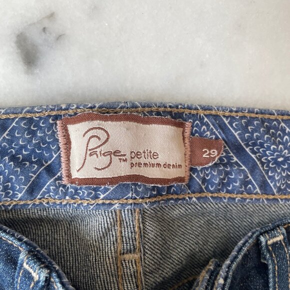 Paige Fairfax Flare Low Rise Denim - Picture 3 of 12